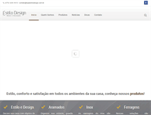 Tablet Screenshot of lojaestilodesign.com.br